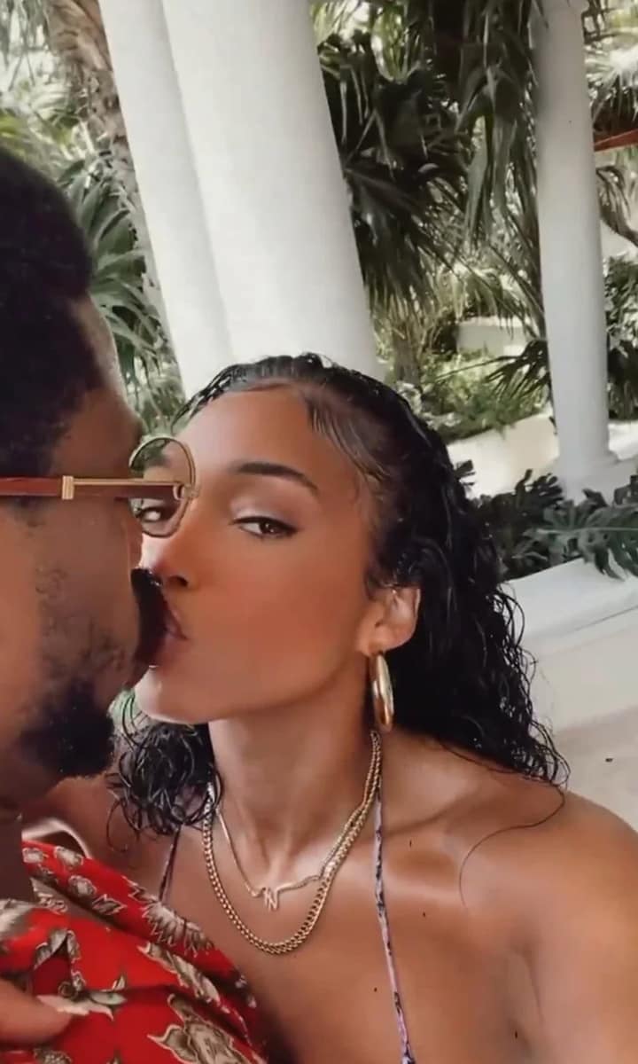 Michael B. Jordan and Lori Harvey go on a tropical vacation