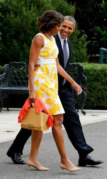 <b>Incredible woman</b>
After his wife's final speech as first lady of the United States in July 2016, Barack took to Twitter to praise Michelle. "Incredible speech by an incredible woman. Couldn't be more proud & our country has been blessed to have her as FLOTUS. I love you, Michelle."
Photo: PA