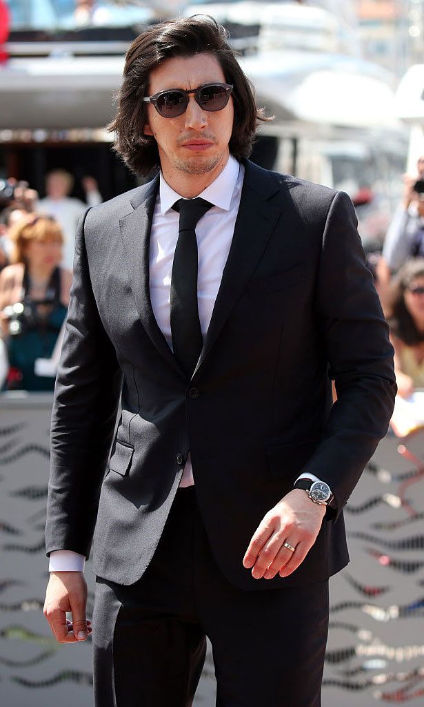 Adam Driver brought the "dark side: to the Palais Des Festival. The <i>Star Wars</i> actor looked sharp in a suit and shades for the <i<Paterson</i> photocall.
<br>
Photo: Alex B. Huckle/GC Images