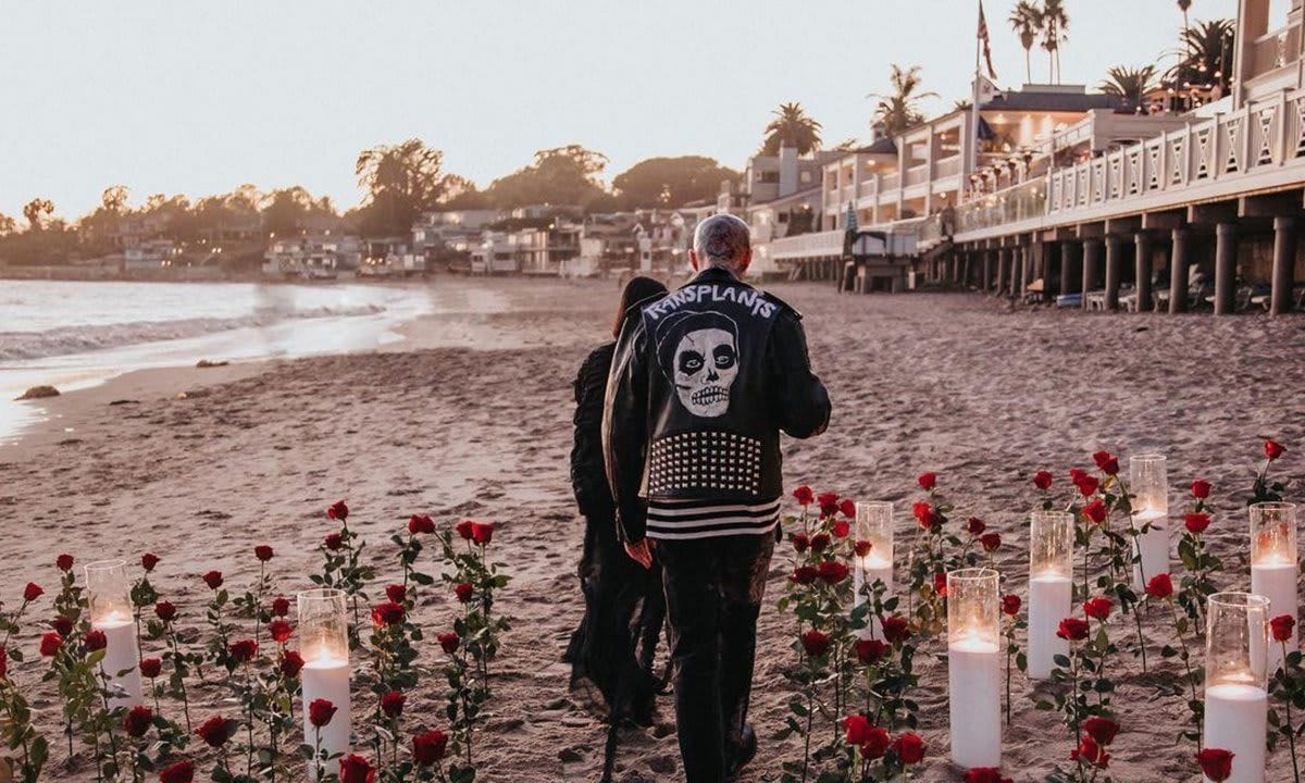 Kourtney Kardashian and Travis Barker