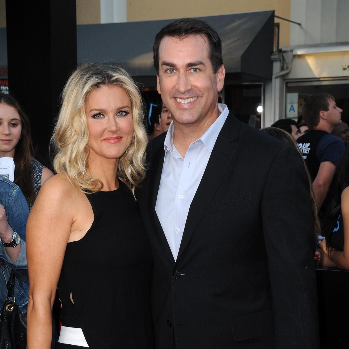 Rob Riggle and ex-wife Tiffany Riggle at the premiere of Columbia Pictures' "22 Jump Street"