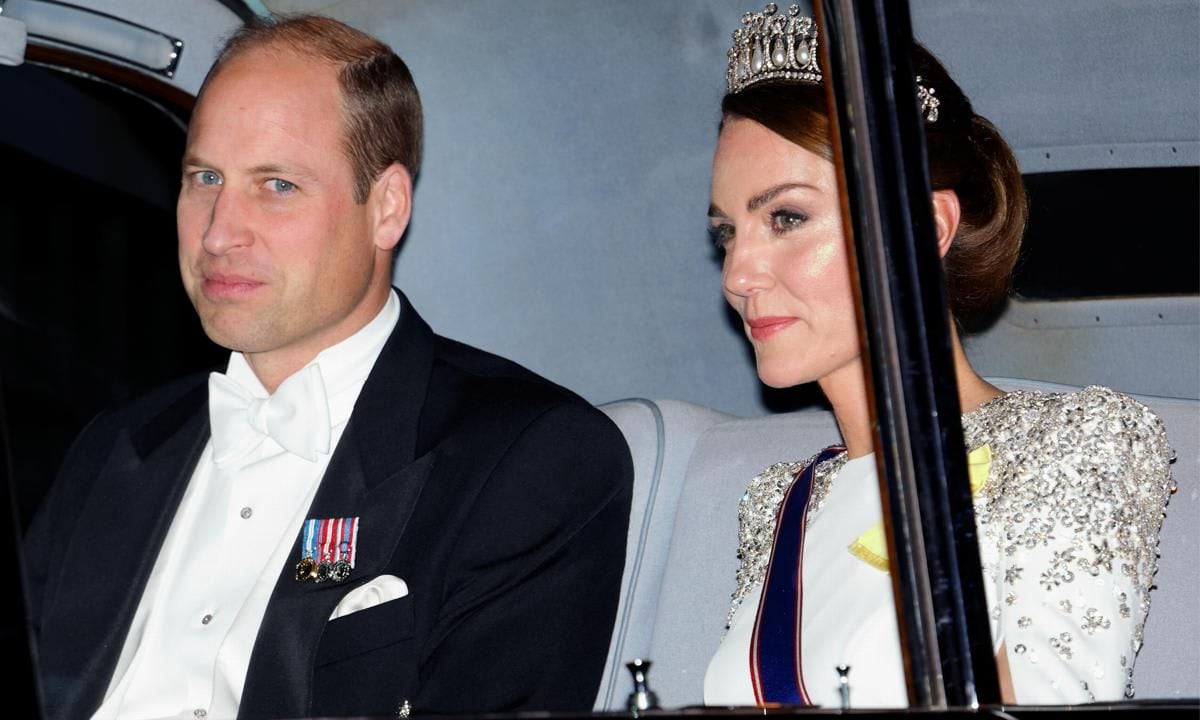 The Prince and Princess Wales attended the state banquet at Buckingham Palace