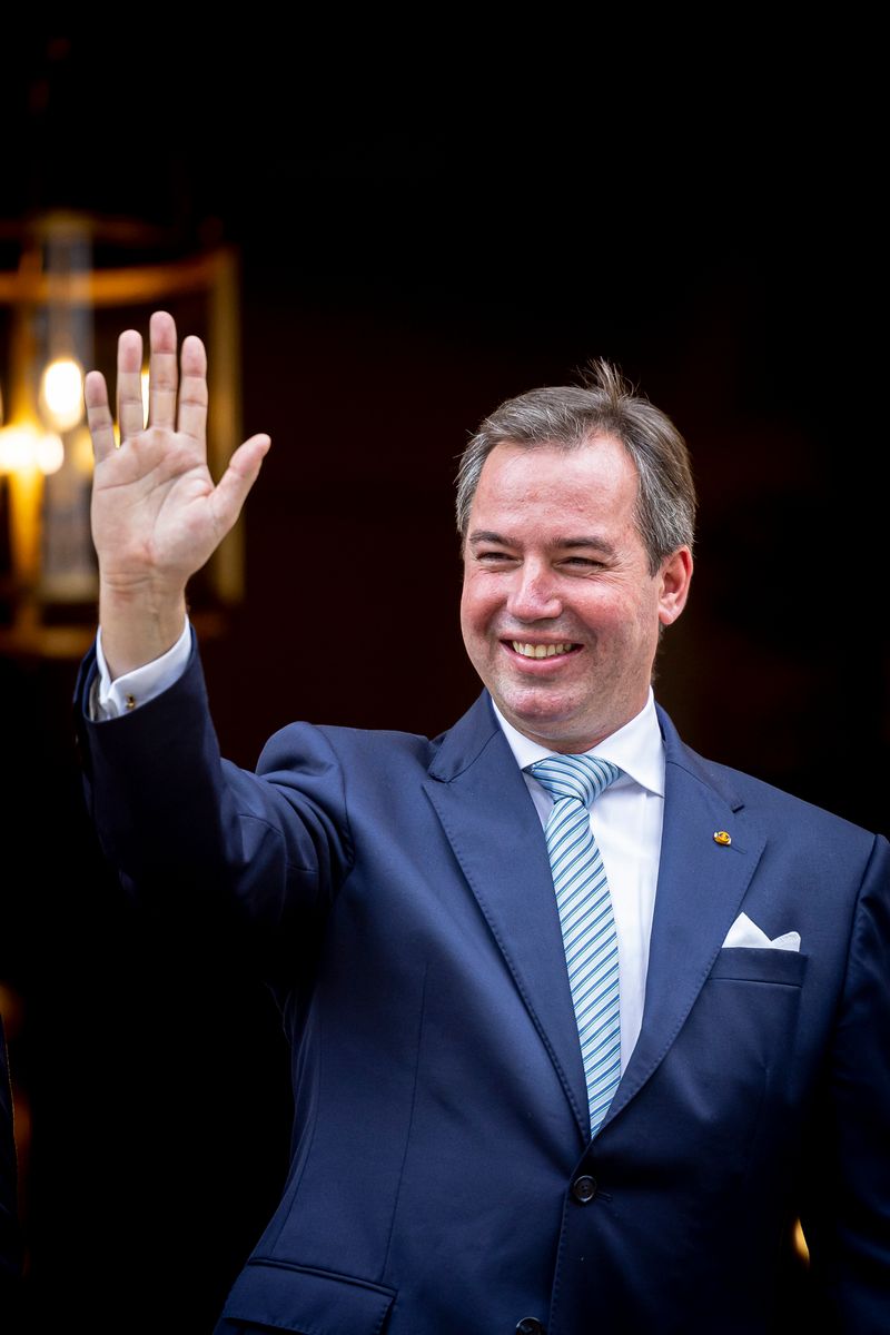 LUXEMBOURG, LUXEMBOURG - OCTOBER 8: Hereditary Grand Duke Guillaume of Luxembourg during his inauguration ceremony as  Lieutenant Representative of Luxembourg on October 8, 2024 in Luxembourg, Luxembourg. (Photo by Patrick van Katwijk/WireImage)