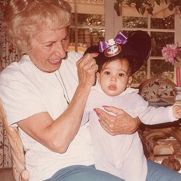 Kim Kardashian and grandmother, Helen Kardashian