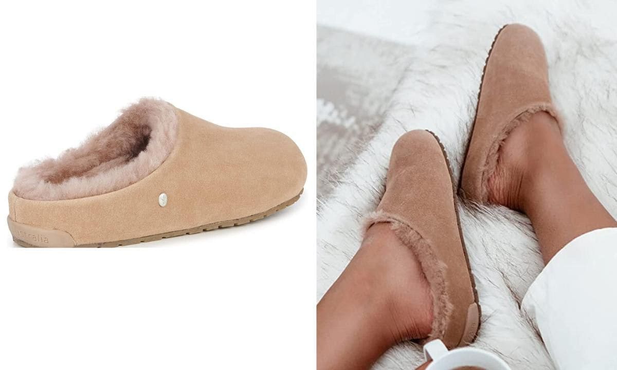 Australia Monch Womens Slippers Sheepskin Slippers