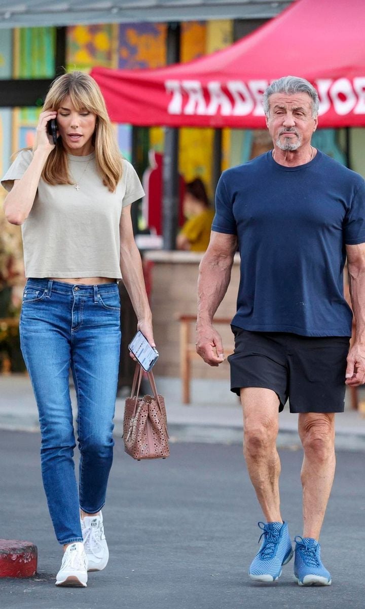 Sylvester Stallone and Jennifer Flavin