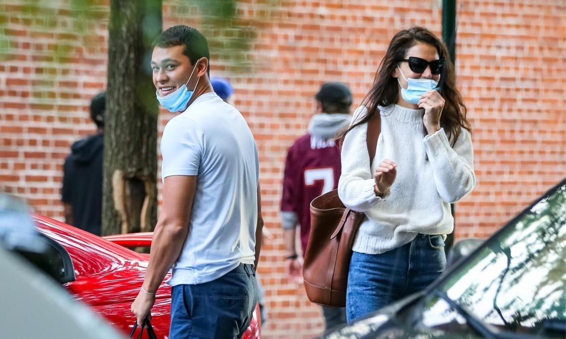 Katie Holmes and Vitolo