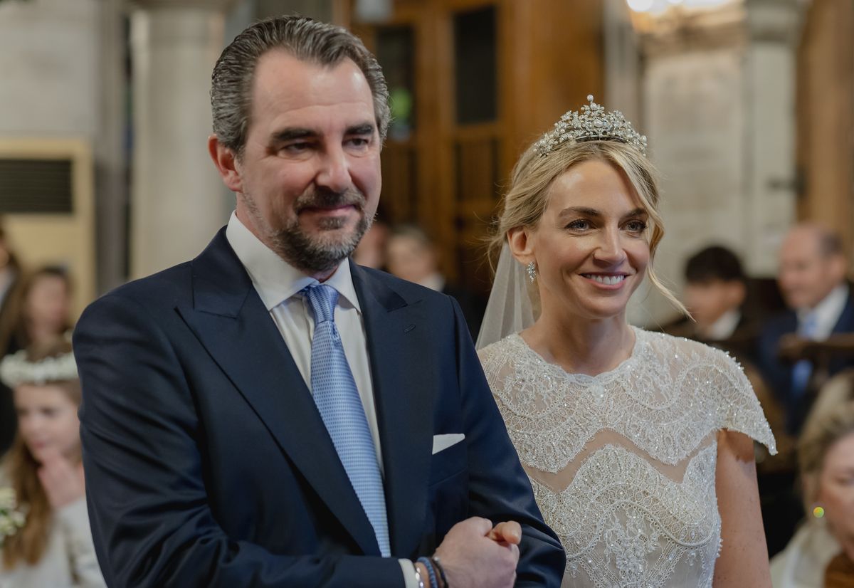 Nikolaos remarried less than a year after his split from Tatiana was announced