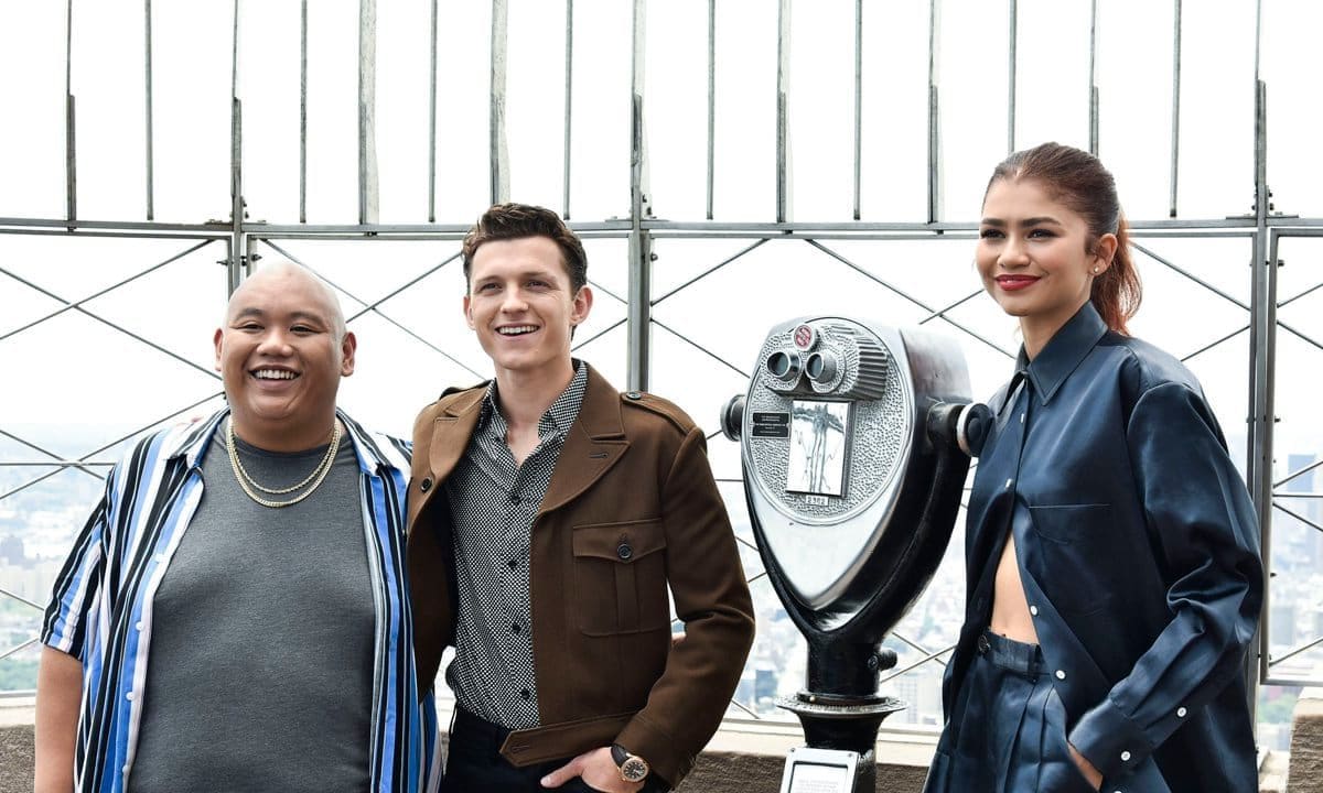 Spider Man: Far From Home Cast Light Up The Empire State Building