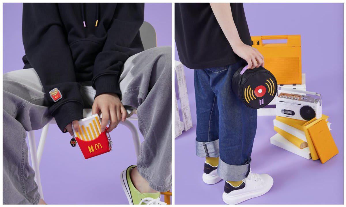 BTS McDonald’s menu and merch collab