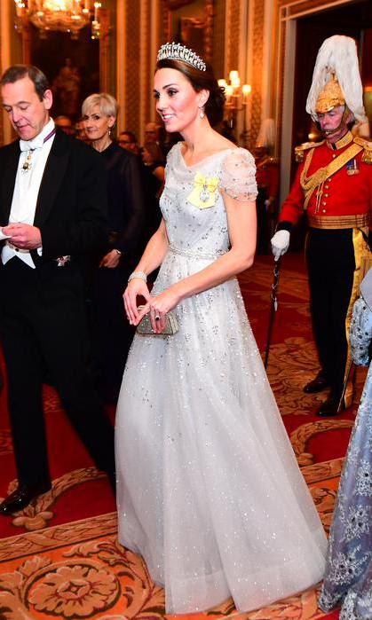 Kate Middleton wears tiara to Diplomatic Reception