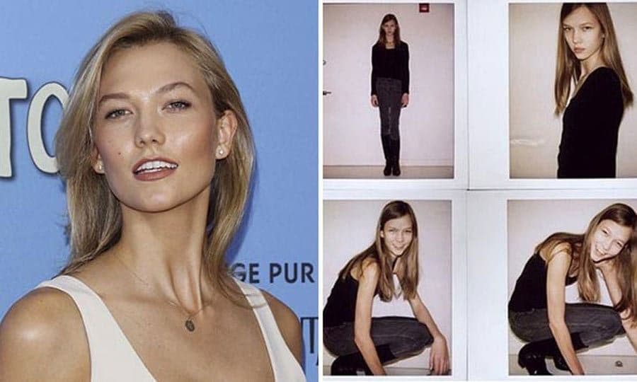 Karlie Kloss
<br>
Karlie Kloss shares one of her first model photos taken before becoming the supermodel she is today.
Photos: Getty Images and Instagram/@karliekloss