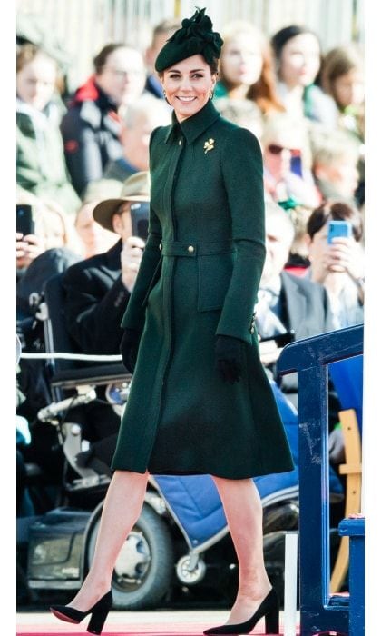 Kate Middleton St. Patrick's Day in Alexander McQueen