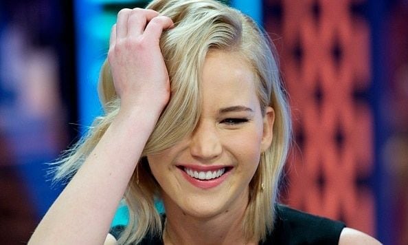 Jennifer Lawrence appeared on a Spanish TV show 'El Hormiguero' with her 'Mockingjay' co-stars Liam Hemsworth and Josh Hutcherson.
<br>
Photo: Getty Images
