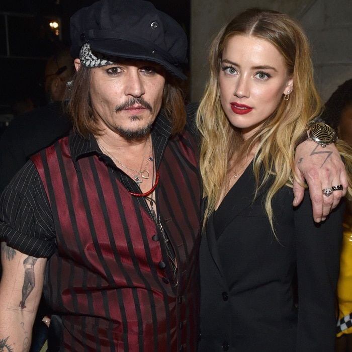 Johnny Depp and Amber Heard