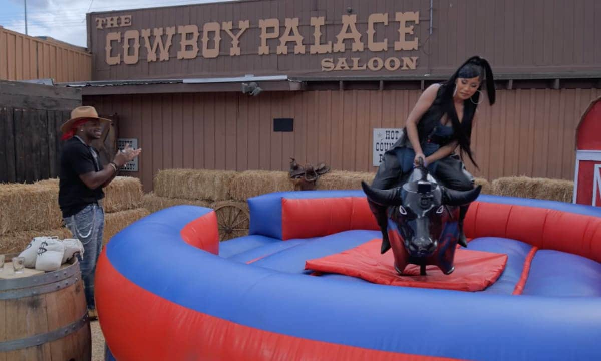 Cardi B riding a mechanical bull is the perfect pick me up video you need today