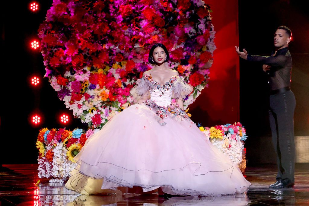 Angela Aguilar performs during Univision's 34th Edition Of Premio Lo Nuestro