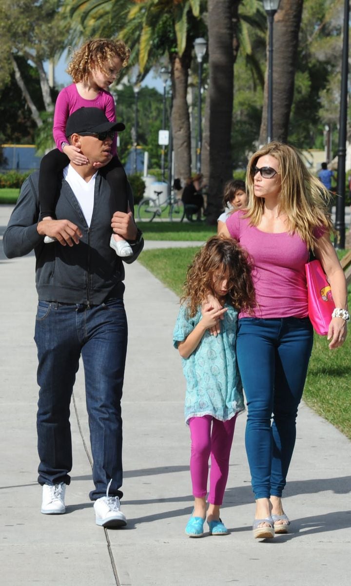 Alex Rodriguez and Family Sighting In Miami