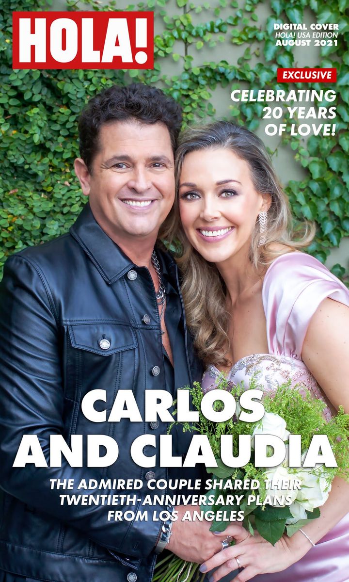 Carlos Vives and Claudia Vasquez HOLA! USA Digital Cover