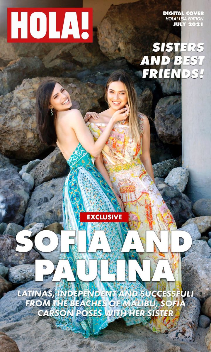 Sofia Carson and Paulina Char HOLA! USA Digital Cover