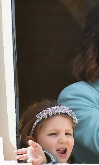 Princess Caroline and grandchildren on Monaco's National Day