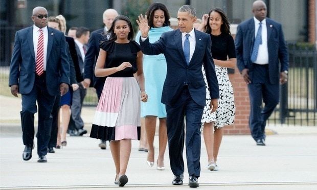 POTUS and FLOTUS said they are not ready to see their girls leave the house.
Photo: Olivier Douliery-Pool/Getty Images