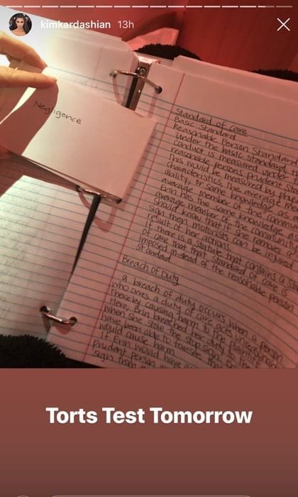 Kim Kardashian study notes