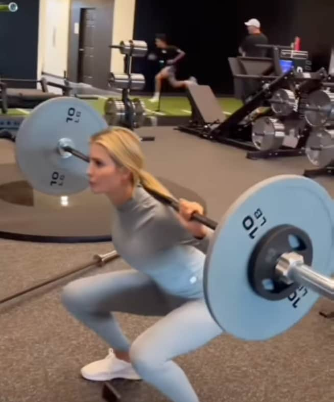 Ivanka Trump's fitness routine