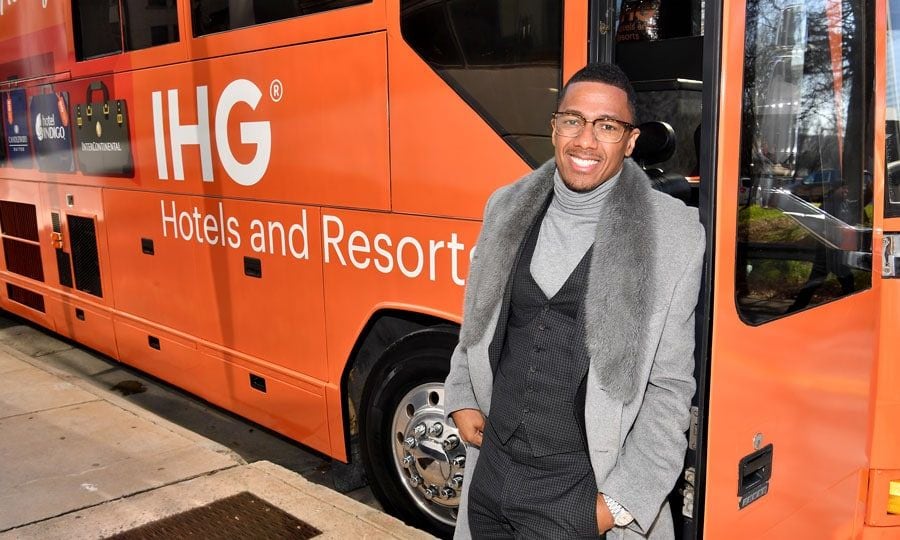 Nick Cannon welcome bus