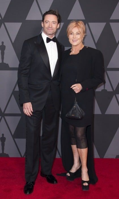 Hugh Jackman and his wife Deborra-lee Furness made for a cute couple at the 2017 Governors Awards.
Photo: VALERIE MACON/AFP/Getty Images