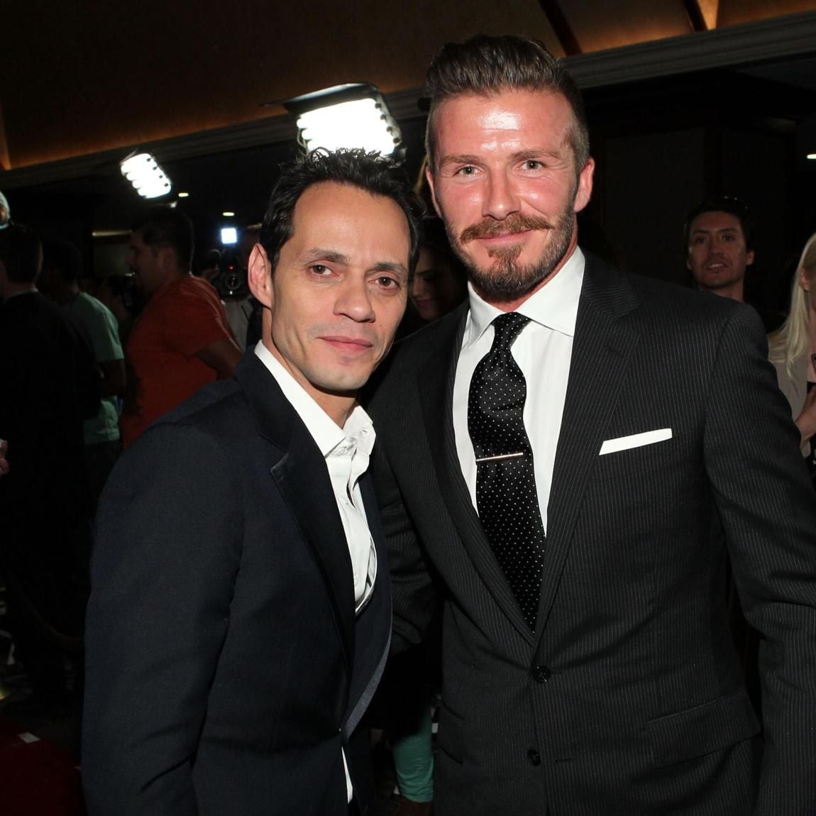 Marc Anthony, David Beckham friends