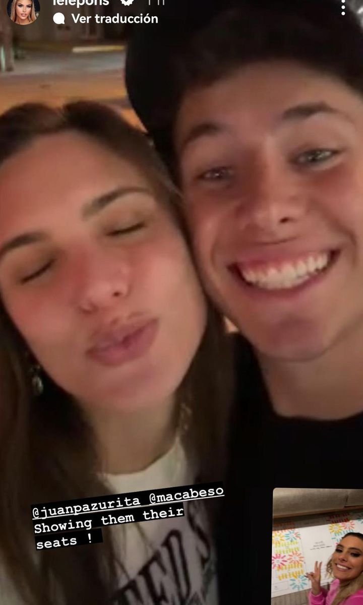 Juanpa Zurita y Macarena Achaga