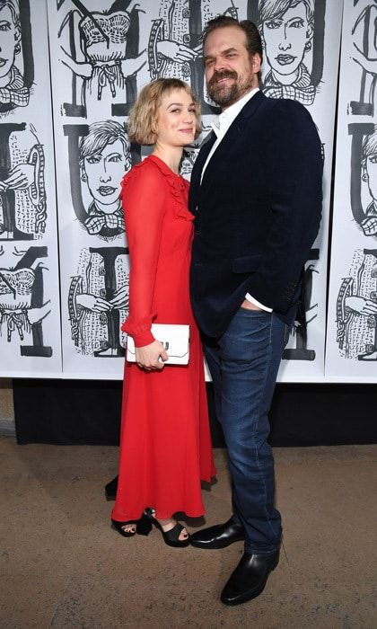 Much different than the Upside Down! David Harbour and girlfriend Alison Sudol enjoyed their time in Paris and took in the Miu Miu show.
Photo: Getty Images