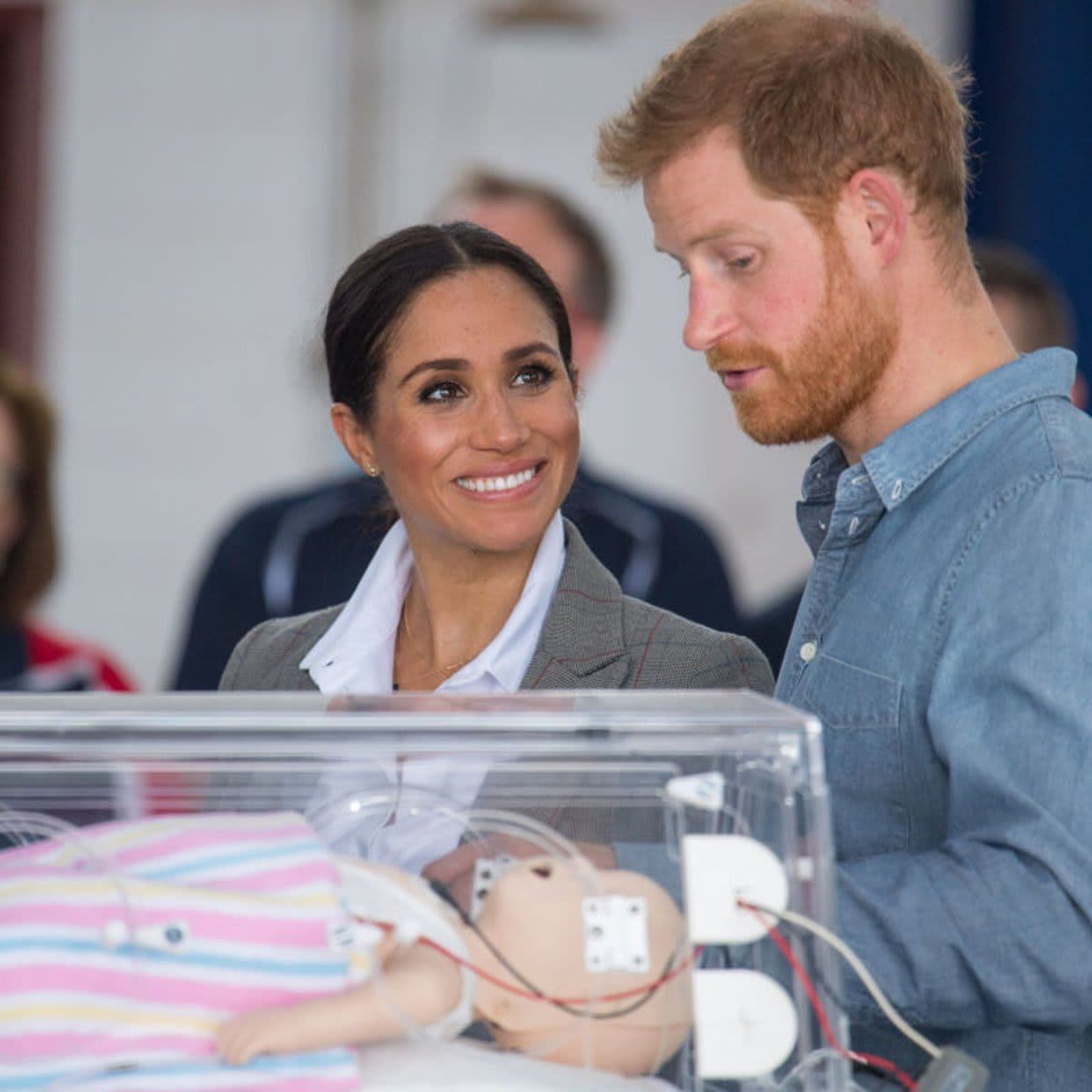 Prince Harry at the hospital