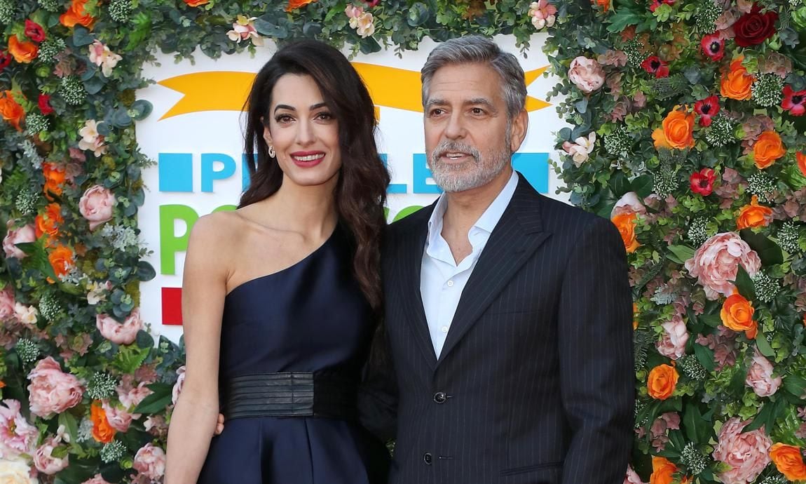 George And Amal Clooney in Edinburgh To Receive Charity Award