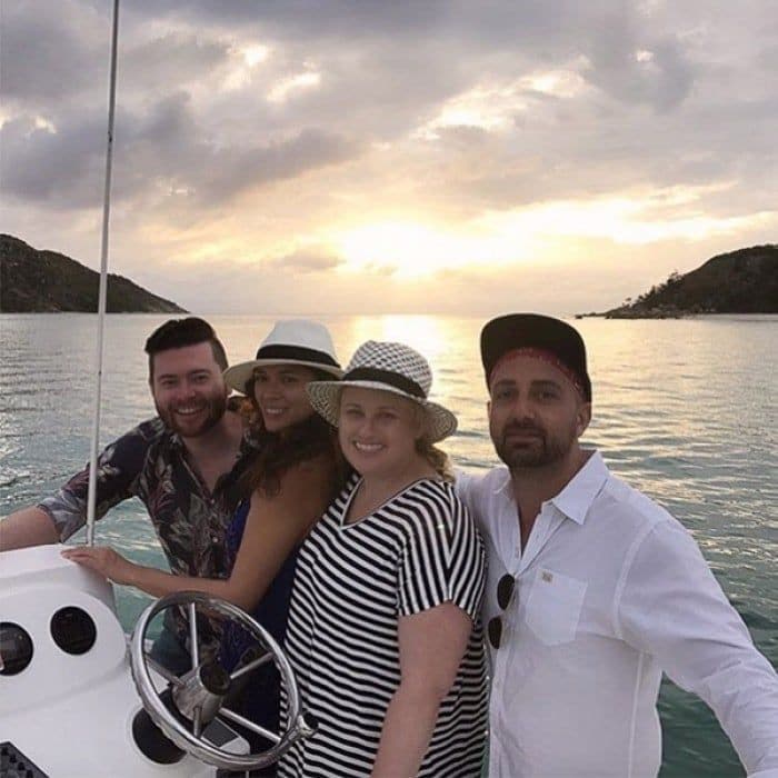 Rebel Wilson had a "pitch perfect" New Years in Santorini, Greece with her friends.
The actress captioned her pic: "Happy New Year's Eve everyone x #Santorini"
Photo: Instagram/@rebelwilson