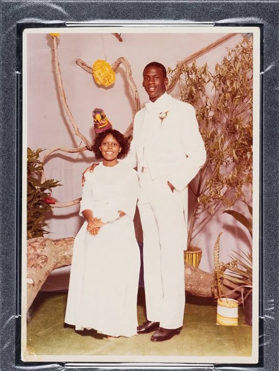 Michael Jordan and his high school love Laquetta Robinson