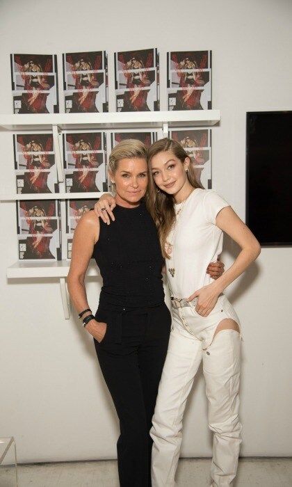 June 10: Gigi and Yolanda Hadid celebrated the release of the Gigi Journal with V Magazine during a private event sponsored by VDKA 6100 in NYC.
Photo: Michael Stewart