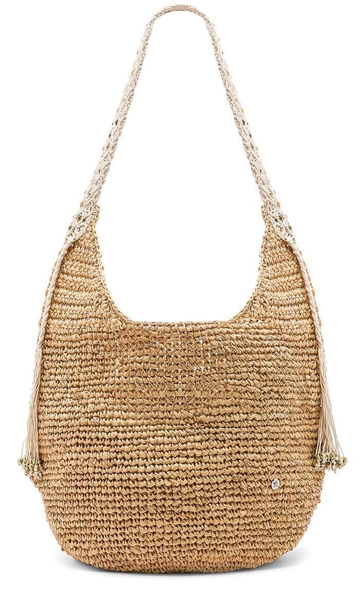 Raffia Coachello tote by florabella