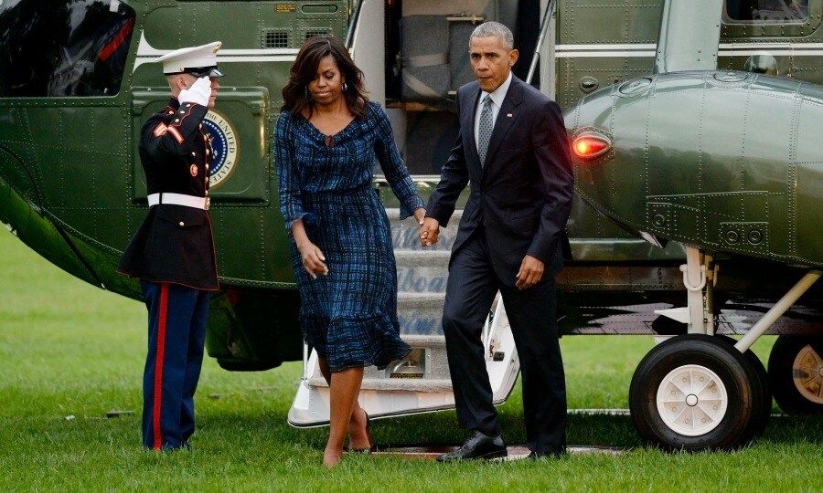 <b>He's got the swag</b>
"No, he was very swagalicious," the first lady told Oprah during the United State of Women Summit in June 2016. "Look, I told people this from the very start, when I started running Barack Obama is exactly who he says he is. We both are. That's what I've been trying to tell people. Ain't no surprises. We're telling you who we are, and no tricks up our sleeves."
Photo: PA