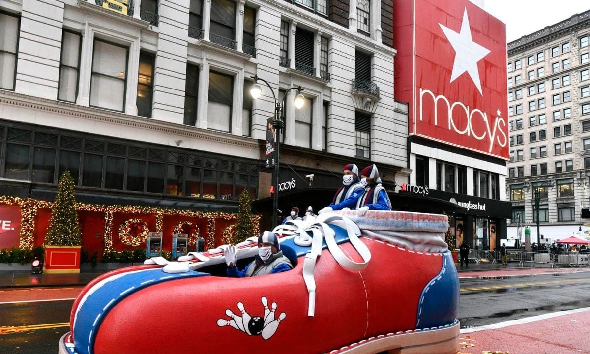 The World-Famous Macy's Thanksgiving Day Parade Kicks Off The Holiday Season For Millions Of Television Viewers Watching Safely At Home