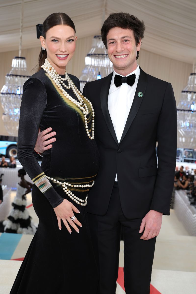 Karlie Kloss and Joshua Kushner attend The 2023 Met Gala 