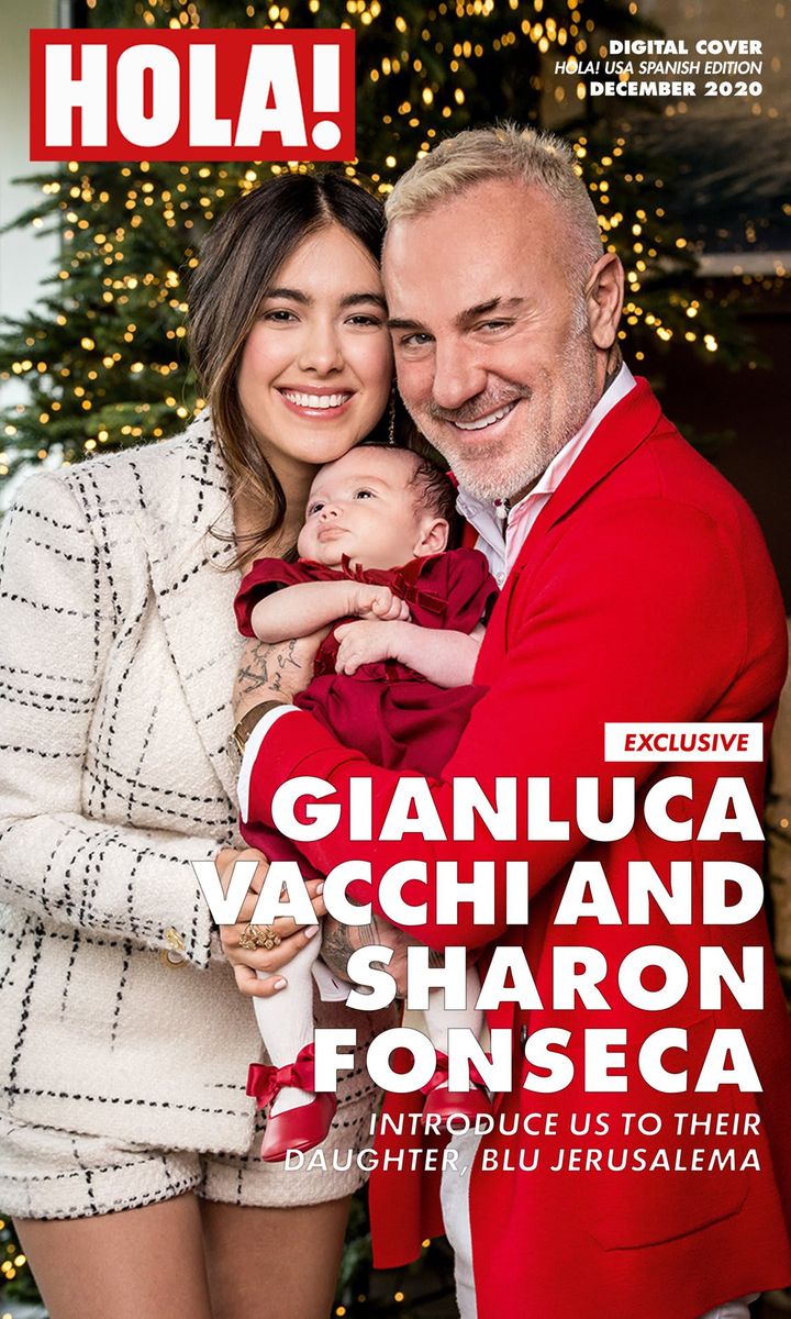 Exclusive: Gianluca Vacchi and Sharon Fonseca introduce us to their daughter, Blu Jerusalema