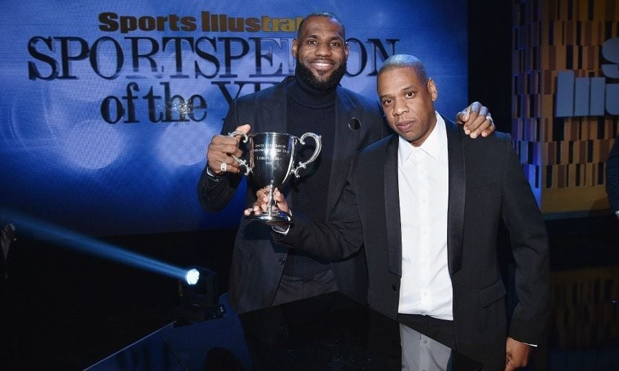 December 12: LeBron James and Jay Z posed onstage with an award during the Sports Illustrated Sportsperson of the Year Ceremony in Brooklyn.
Photo: Bryan Bedder/Getty Images for Sports Illustrated