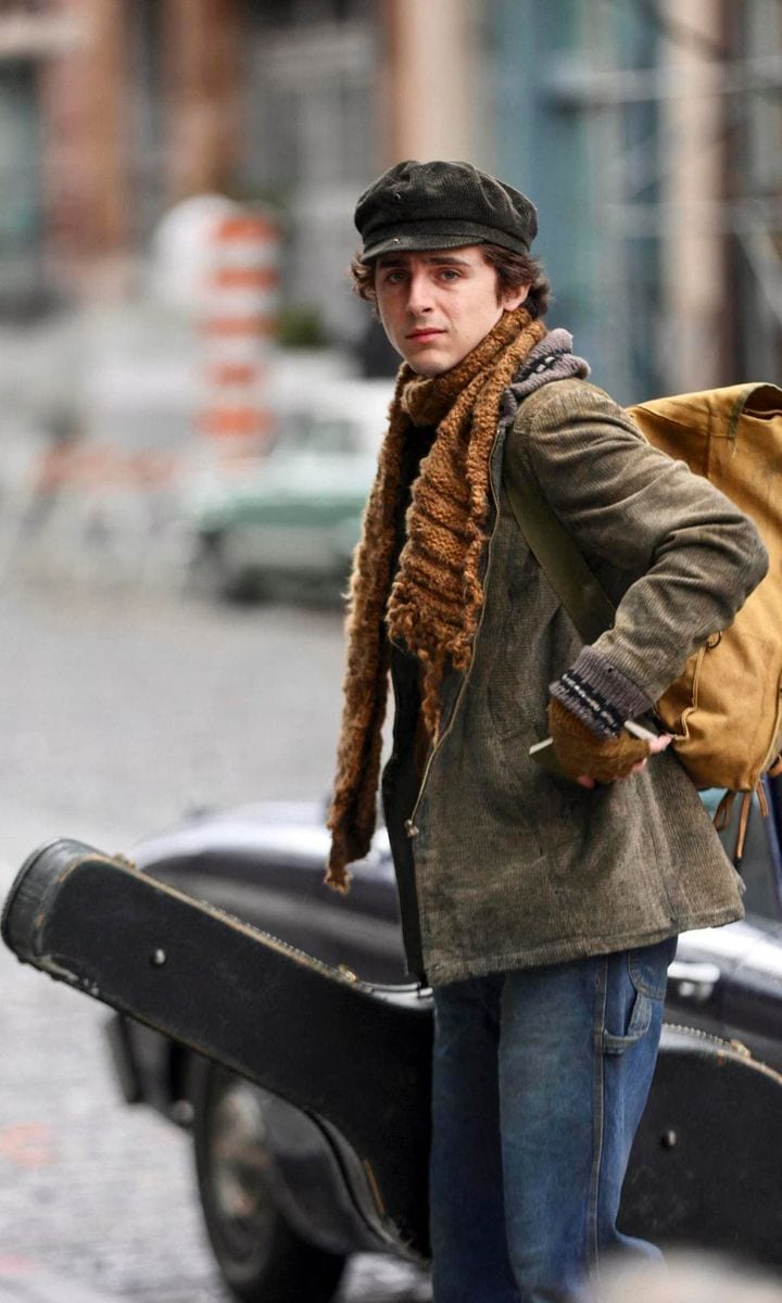 Timothee Chalamet as Bob Dylan