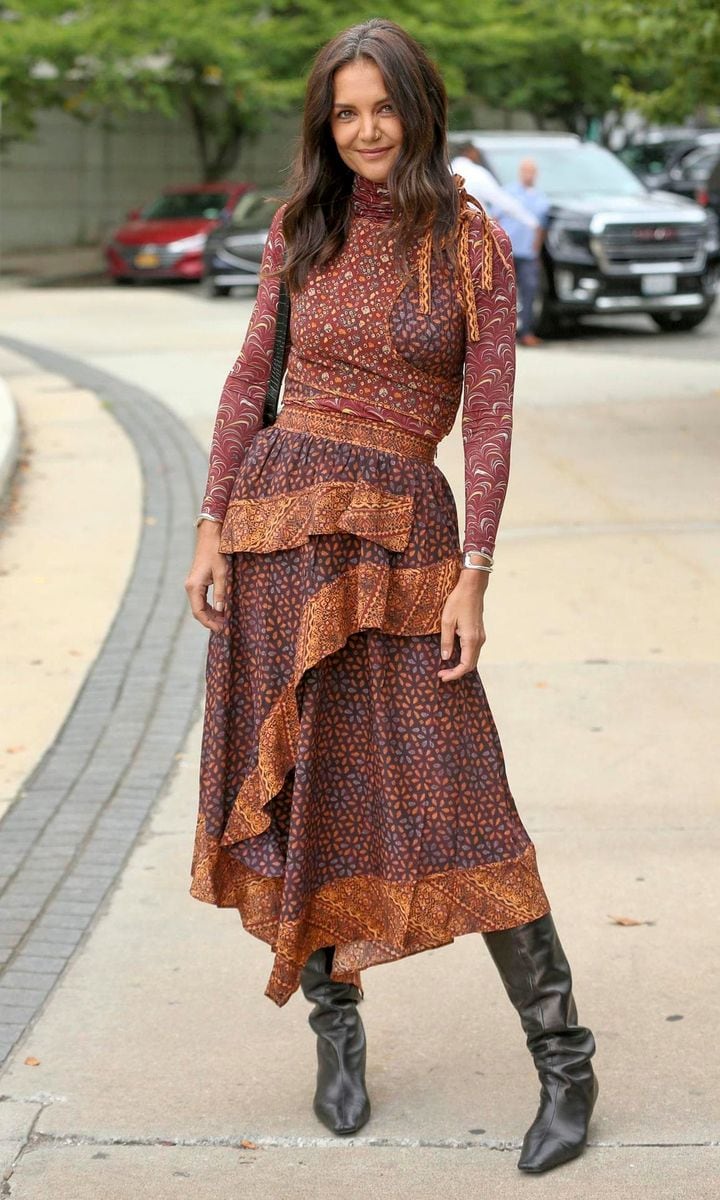 Katie Holmes at New York Fashion Week