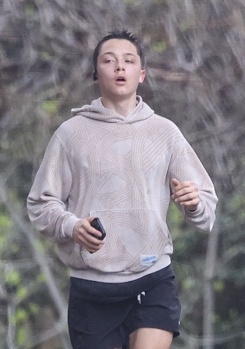 Knox Jolie-Pitt shows off fitness routine in Los Angeles