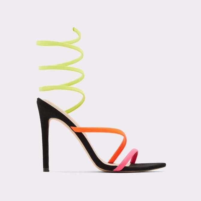 Sandals with a multicolored ankle strap by Aldo