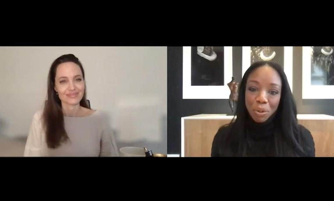 Angelina Jolie and Dr Nadine Burke Harris