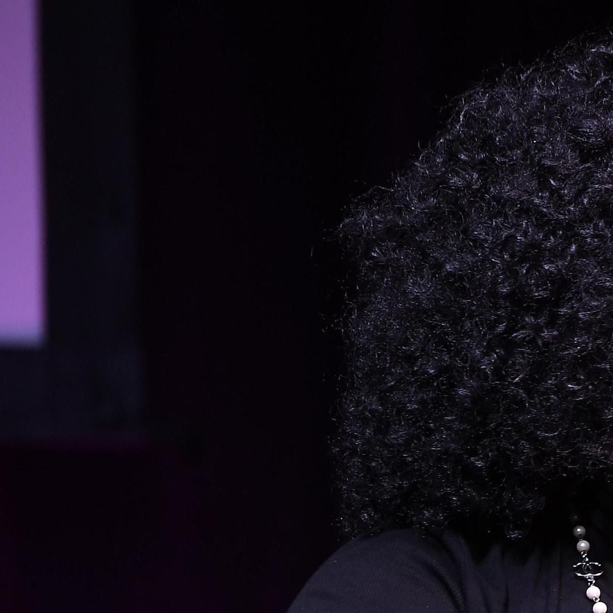 Ashley "Minnie" Ross speaks onstage during 2019 Atlanta Ultimate Women's Expo